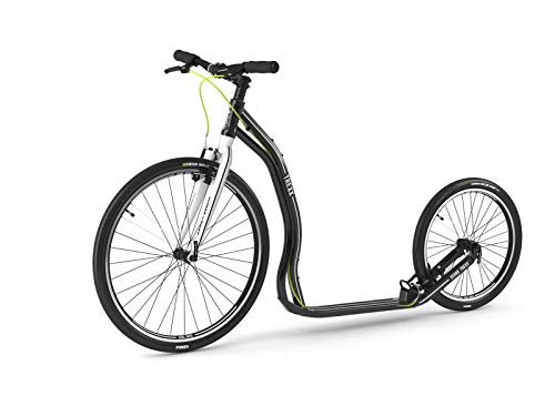 Yedoo Trexx Tretroller   bis 130 kg, Kickscooter mit Luftreifen 26/20   Roller Scooter für Erwachsene, Dogscooter aus Aluminiumlegierung, Gewicht 7,8 kg