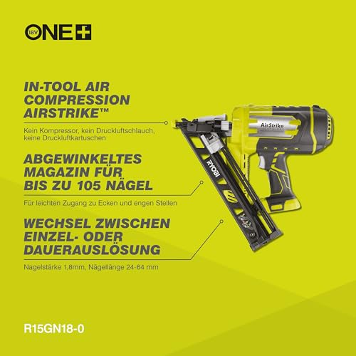 Ryobi Akku Nagler R15GN18 0 schwarz Ladeger%C3%A4t