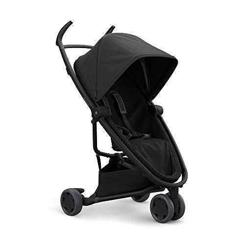 Quinny Zapp Flex Kinderwagen, stylischer Komfort Buggy mit 3 Rädern, angenehm leicht, kompakt faltbar und nutzbar ab ca. 6 Monate bis ca. 3,5 Jahre, Black on Black, schwarz, 8.8 kg