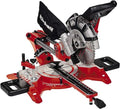 Einhell Zug Kapp Gehrungssäge TC SM 2131/2 Dual (1800 W, max. 62 mm x 310 mm Schnitttiefe/ breite, Ø 210 mm Sägeblatt, beidseitig neigbarer Sägekopf, Zugfunktion, Laser) : Baumarkt