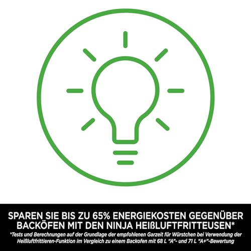Ninja Heißluftfritteuse AF400EU Fassungsvermögen Funktionen
