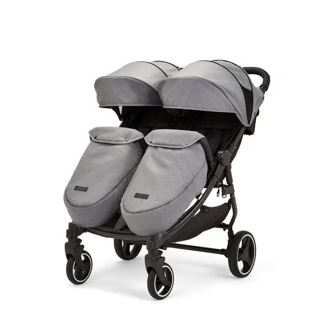 Ickle Bubba Venus Max Doppel Kinderwagen (Raumfahrt Grau)