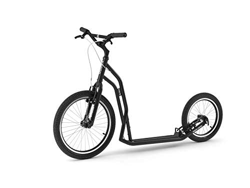 Yedoo S2016 Tretroller   bis 150 kg, Kickscooter mit Luftreifen 20/16   für Erwachsene, Scooter Roller mit verstellbare Lenker, Dogscooter