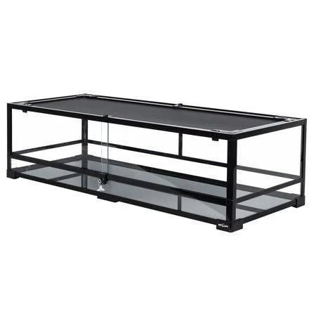 Repti Zoo 47 Gallon Black Reptile Glass Terrarium