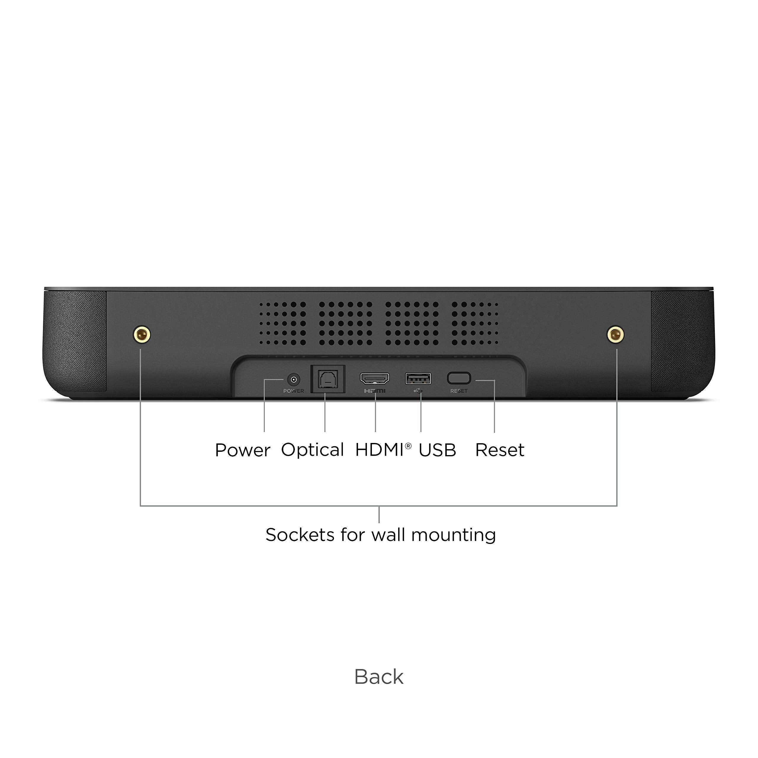 Roku Streambar | 4K HDR Streaming Device &amp; Premium Roku Soundbar All In One, Roku Voice Remote,u00a0Free &amp; Live TV