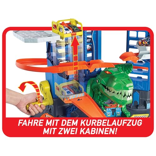 Hot Wheels Parkgarage Spielzeug Dinosaurie