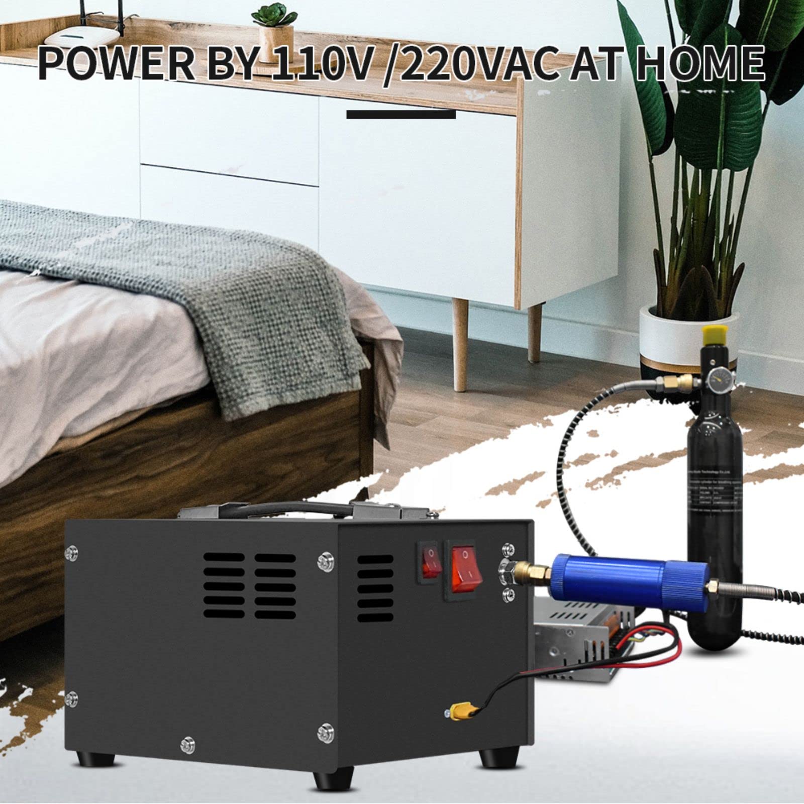 TUXING Compressor 4500Psi Water Free Included