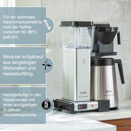 Moccamaster 79320 KBGT 741 Aluminium Kaffeemaschine