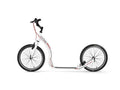 Yedoo Dragstr Tretroller   bis 150 kg, Kickscooter mit Luftreifen 20/20   Roller Scooter für Erwachsene aus Aluminiumlegierung mit verstellbaren Lenker, Dogscooter, Gewicht 7,4 kg