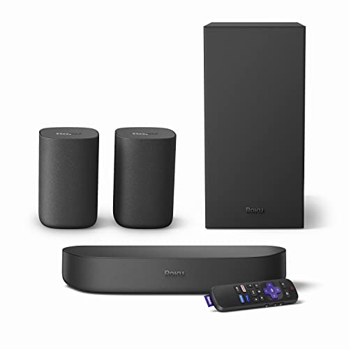 Roku Streambar | 4K HDR Streaming Device &amp; Premium Roku Soundbar All In One, Roku Voice Remote,u00a0Free &amp; Live TV