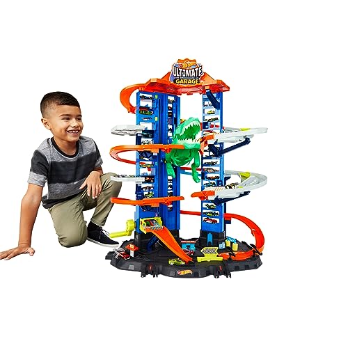 Hot Wheels Parkgarage Spielzeug Dinosaurie