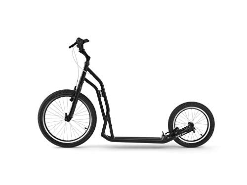 Yedoo S2016 Tretroller   bis 150 kg, Kickscooter mit Luftreifen 20/16   für Erwachsene, Scooter Roller mit verstellbare Lenker, Dogscooter