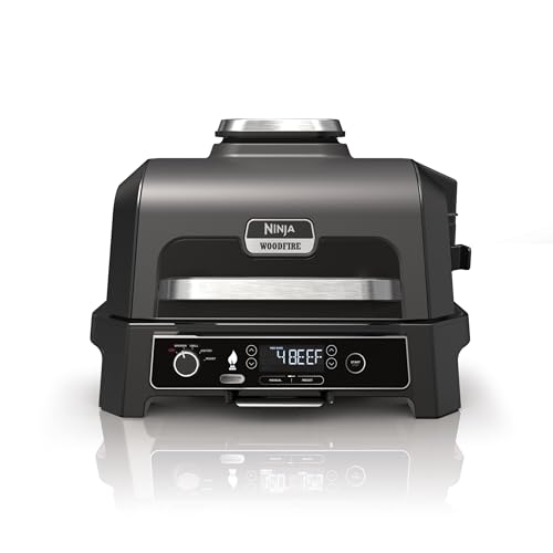 Ninja 1 Außengrill Heißluftfritteuse Holzfeuer Pellets OG850EU