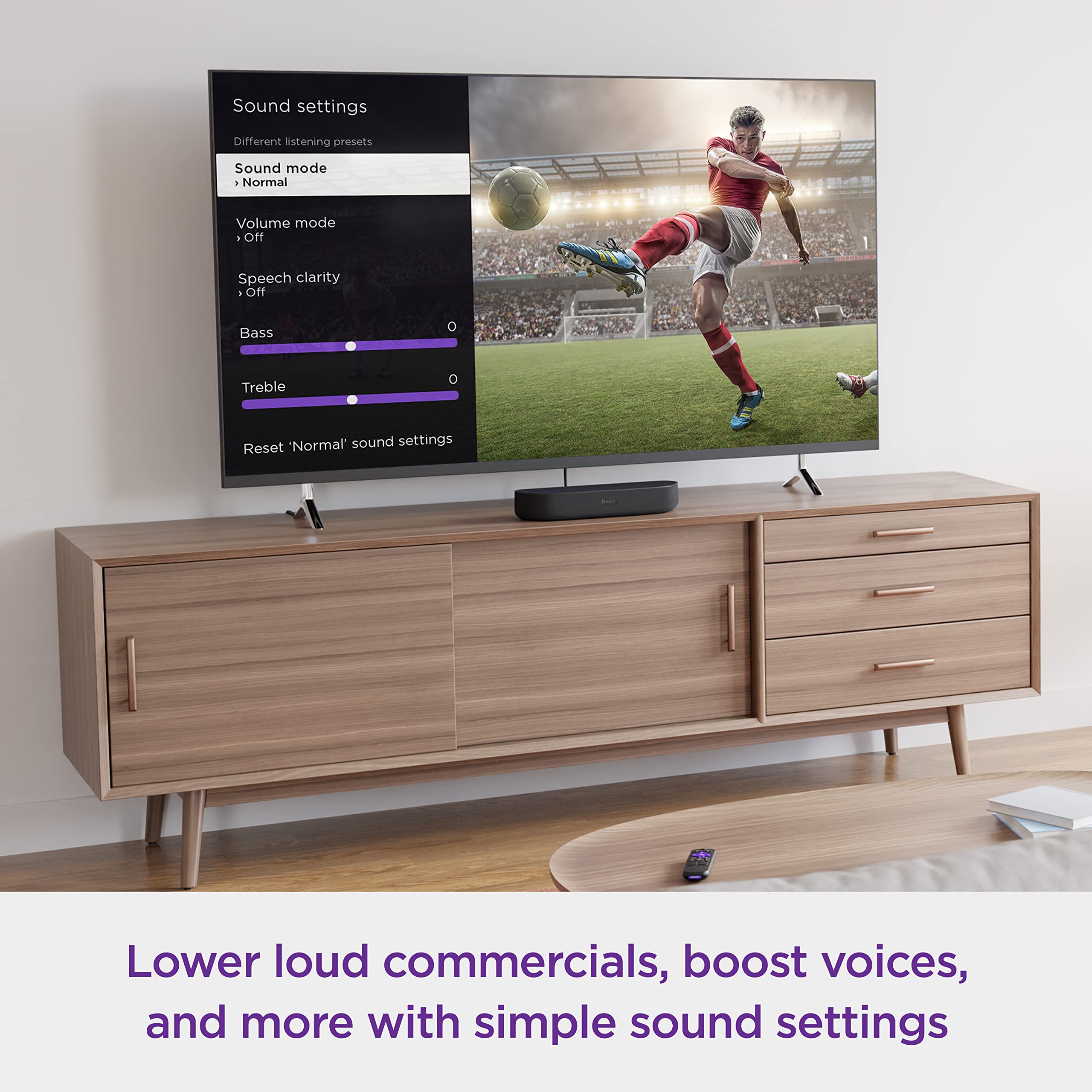 Roku Streambar | 4K HDR Streaming Device &amp; Premium Roku Soundbar All In One, Roku Voice Remote,u00a0Free &amp; Live TV