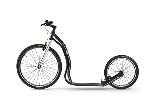 Yedoo Trexx Tretroller   bis 130 kg, Kickscooter mit Luftreifen 26/20   Roller Scooter für Erwachsene, Dogscooter aus Aluminiumlegierung, Gewicht 7,8 kg