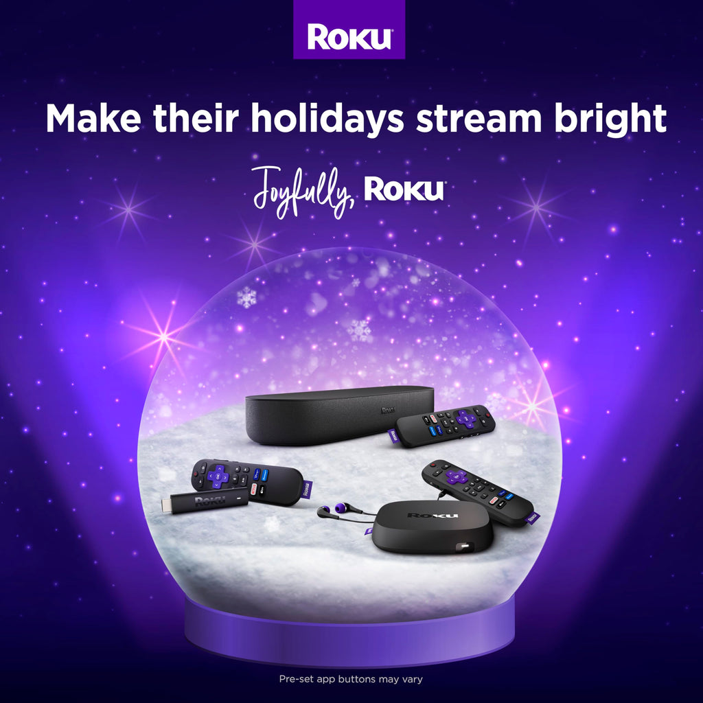 Roku Streambar | 4K HDR Streaming Device &amp; Premium Roku Soundbar All In One, Roku Voice Remote,u00a0Free &amp; Live TV