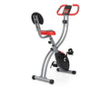 Ultrasport F Bike 350B, Fitnessgerät zum gelenkschonenden Ausdauertraining zuhause, wie ein Ergometer, Heimtrainer nutzbar, klappbarer Hometrainer mit acht Widerstandsstufen, Schwarz / Rot : Sport &amp; Freizeit