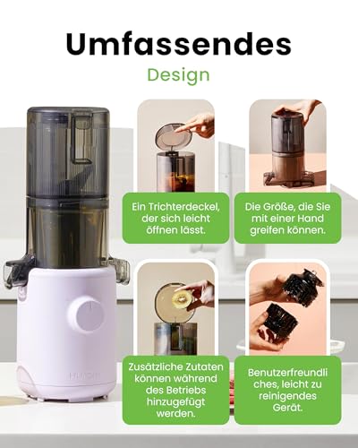 Hurom Entsafter elektrisch Kaltpresser Eismaschine