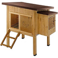 Ferplast Hühnerstall für Legehennen Hen House 10 für den Außenbereich, aus widerstandsfähigem, umweltfreundlichem FSC Holz, für ca. 4 Hühner, Zubehör inklusive, 124 x 98 x 110 cm. : Gewerbe, Industrie &amp; Wissenschaft