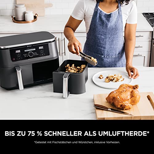 Ninja Heißluftfritteuse AF400EU Fassungsvermögen Funktionen