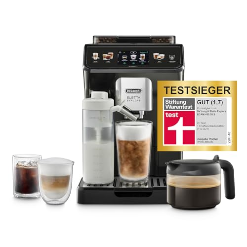 DeLonghi ECAM452 57 G Kaffeevollautomat Milchsystem erfrischende