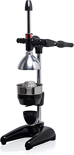 Professionelle Saftpresse Granatapfel Zitrusfrüchte Schwarz
