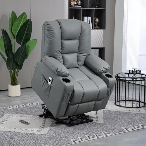 HOMCOM Fernsehsessel USB Schnittstelle Massagesessel Fernbedienung