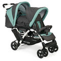 CHIC BABY Geschwisterwagen GeschwisterKinderwagen anthrazitmint
