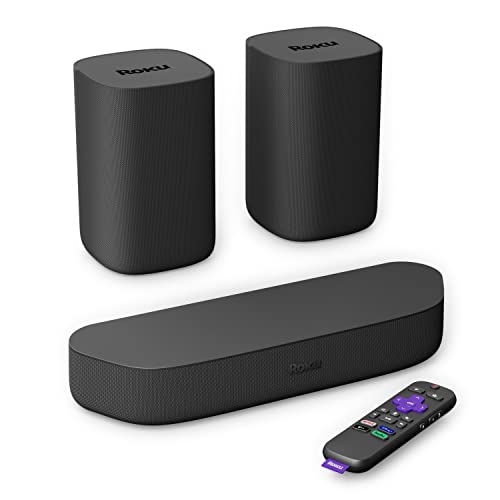 Roku Streambar | 4K HDR Streaming Device &amp; Premium Roku Soundbar All In One, Roku Voice Remote,u00a0Free &amp; Live TV