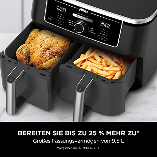 Ninja Heißluftfritteuse AF400EU Fassungsvermögen Funktionen